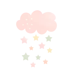 Selbstklebende Fototapeten Baby cloud Star © Sasitorn
