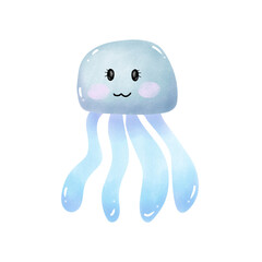 blue jellyfish 