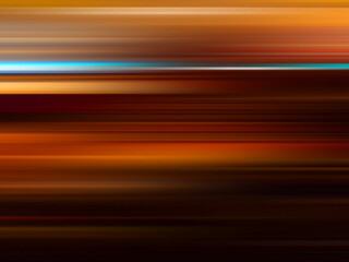 Abstract red light speed line in dark background. City light trails blur.