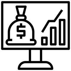 lanning line icon,linear,outline,graphic,illustration