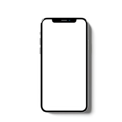 phone isolated on white background generated by Ai / Ai 