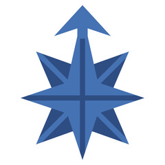 compass line icon,linear,outline,graphic,illustration