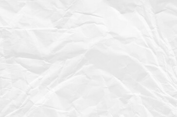 white crumpled paper