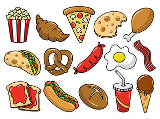 Hand Drawn Clip art Food Illustration