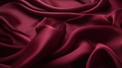 Silk fabric background. AI generative image.