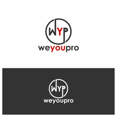 House logo template, Creative House logo design vector, Letter WYP logo concept