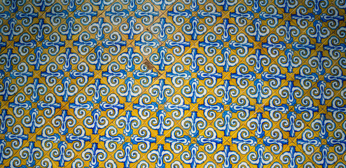 traditional spain tiled background