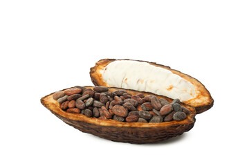 PNG, ingredient for making chocolate - cocoa, isolated on white background