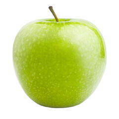 Apple isolated on white background, full depth of field