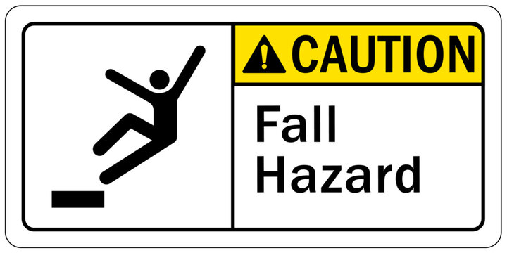 Fall Risk Signage Hd Fall Risk Images – Browse 365,300 Stock Photos, Vectors, and Video ...