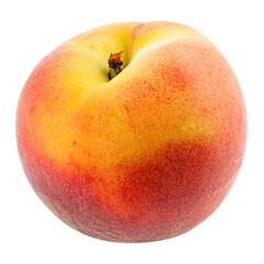 Peach, Nectarine, isolated on white background, full depth of field