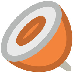 Chicken meat, icon of thigh piece 