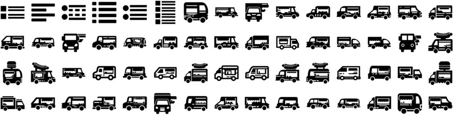 Set Of Business Icons Isolated Silhouette Solid Icon With Communication, Success, Office, Business, Teamwork, Corporate, Technology Infographic Simple Vector Illustration Logo