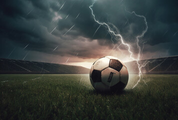 soccer_ball_on_a_grass_stadium_with_dark_skies