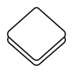 HANDKERCHIEF design vector icon design vector line icon svg