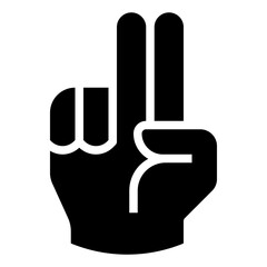 two glyph icon,linear,outline,graphic,illustration