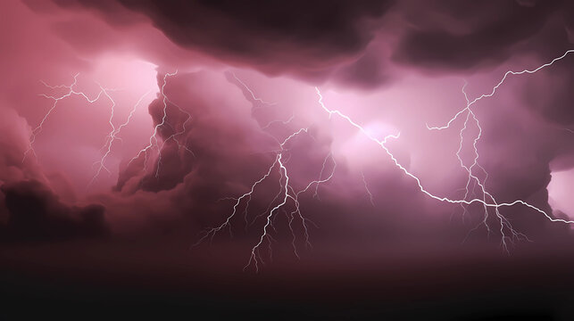 a stormy background with lightning and clouds