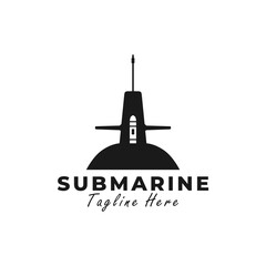 submarine vector illustration logo © idealis