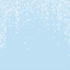 Snowfall overlay christmas background. Subtle