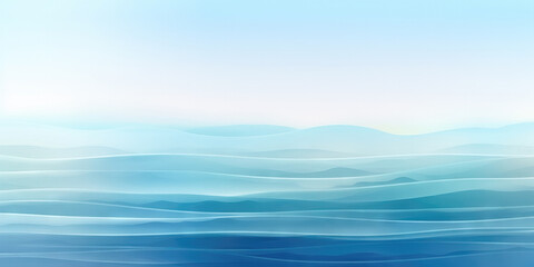 Blue sea waves background