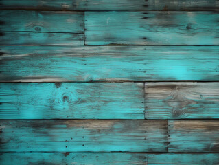 turquoise wood background created using generative Ai tools