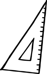 Doodle Triangular Ruler