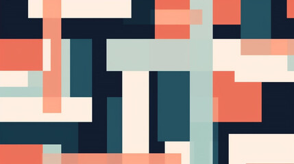 Sleek geometric pattern background. Generative IA