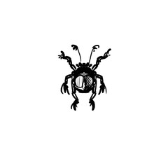 Hand drawn fantasy bug/beetle