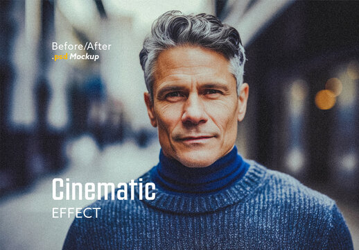 Cinematic Before and After Photo Effect