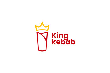 kebab logo vector icon illustration