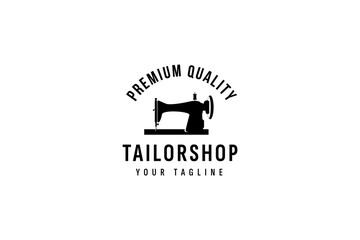 tailor logo vector icon illustration
