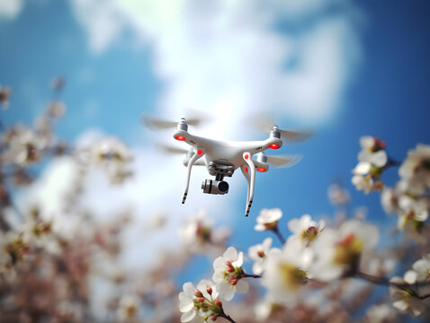 drone in flower