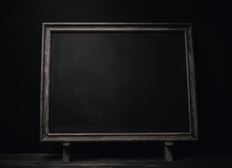 Fototapeta na wymiar Blackboard Background: A Classic Look for Your Designs Created with Generative AI and Other Techniques