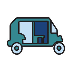 Fototapeta premium Filled Line BAJAJ design vector icon design vector line icon svg
