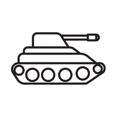 TANK design vector icon design vector line icon svg