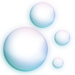 soap bubbles isolated on transparent background PNG bubble_
