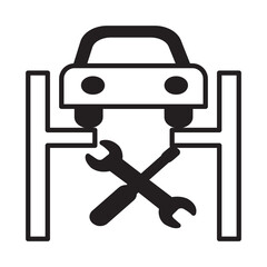 Solid Line WORKSHOP design vector icon design vector line icon svg