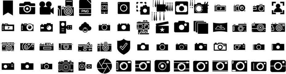 Set Of Capture Icons Isolated Silhouette Solid Icon With Energy, Factory, Co2, Technology, Climate, Environmental, Carbon Infographic Simple Vector Illustration Logo