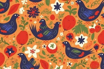 Obraz premium Chile patterns background -Ai