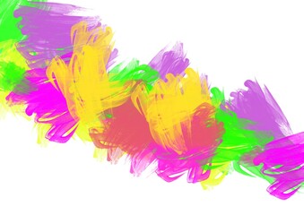 Fototapeta na wymiar abstract watercolor art, Colorful Art Background, watercolor splatter, splash, Colorful Kid Drawing, PNG, Transparent