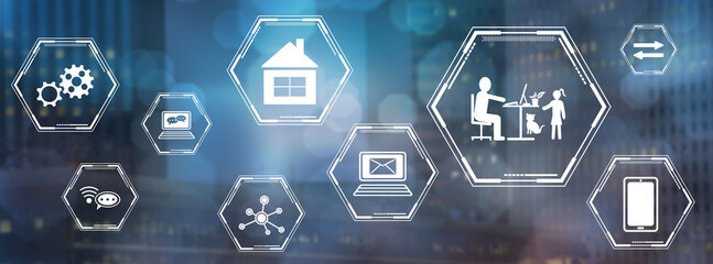 Concept of home office