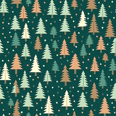 Obraz premium christmas pattern seamless background for textiles, fabrics, covers, wallpapers, print, gift wrapping and scrapbooking
