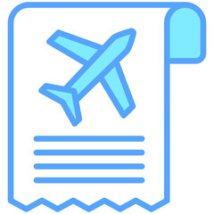 airplane ticket, public transportation, vector icons for web design, app, banner, flyer and digital marketing.