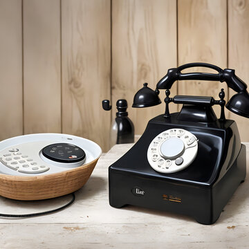 old fashioned telephone, vintage, communication, dial, antique, call, black, object, technology, talk, old-fashioned
