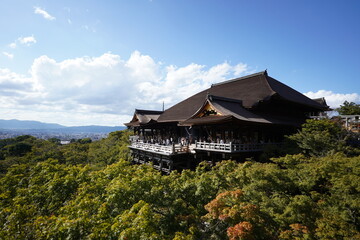 Fototapeta na wymiar 京都(日本)の清水寺の風景