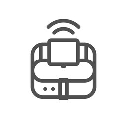 Payment method related icon outline and linear symbol.