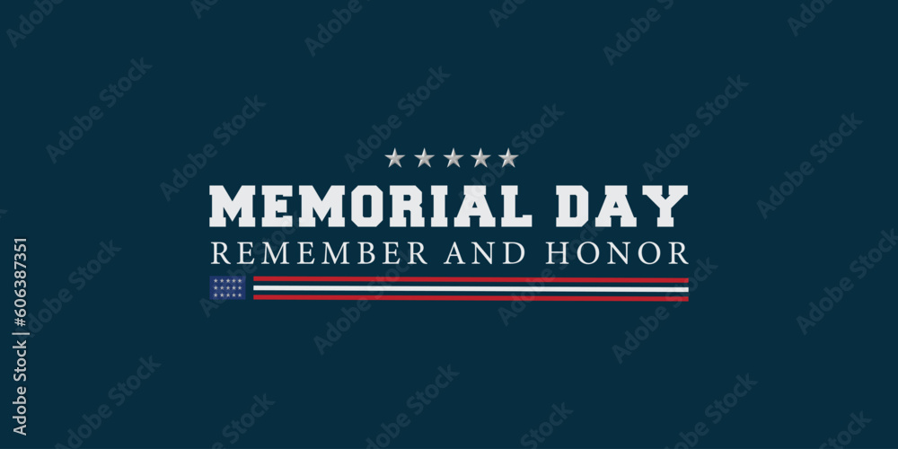Wall mural Memorial day background