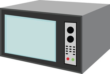 Microwave vector image or clipart