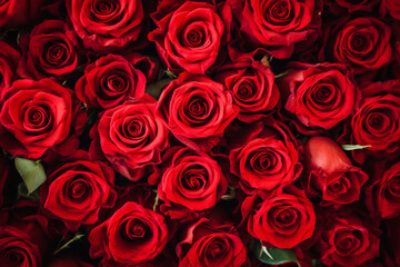 Red rose flowers background
