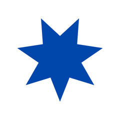 blue star astrological symbol